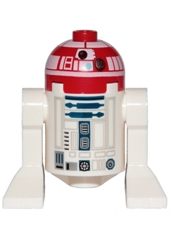 Lego Figurer Disney Star Wars Astromech Droid R3-T2 Vit Röd LF26-4