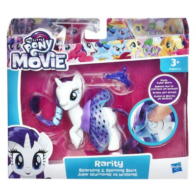 Hasbro Leksaker Häst My Little Pony Movie Skirt Rarity Vit rest 11