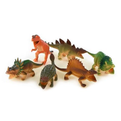 Robetoy 41480 Leksaker Djur Dino Dinosaurier Set 6-pack 10cm