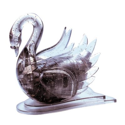 Robetoy Crystal Puzzle Pussel 3D Black Swan Svan 44st bitar