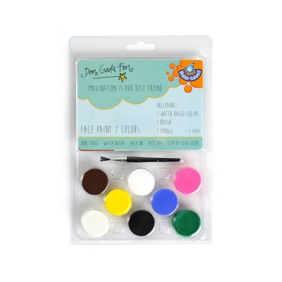 Robetoy Make Up Face Paint Ansiktsmålning 7st vattenbaserade färger