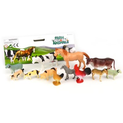 Leksaker Farm Animals 12-Pack Bondgård Djur Häst Får Gris 41475 rest 5