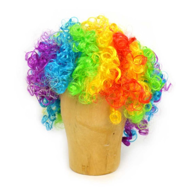 Leksaker Peruk Utklädning Halloween Rainbow Pride Elastisk 18cm