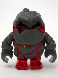 Lego Figur - Rock Monster - Rock Monster Meltrox Röd LF20-10