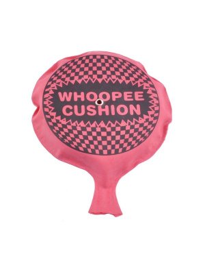 Pruttkudde Brakare Whoopee Cushion Självuppblåsbar MINI 8cm Rosa