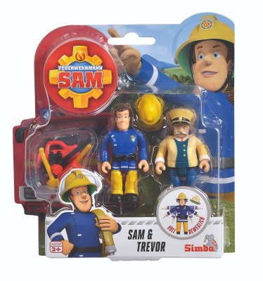 Simba Fireman Sam Brandman Sam Figurer 2-Pack Sam & Trevor