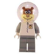 Lego Figur Svampbob - Sandy Cheek Astronaut