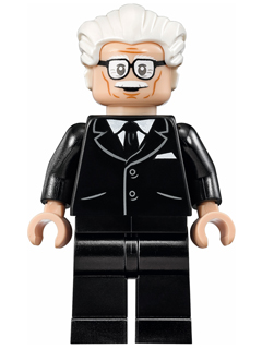 LEGO Superheros Batman Avengers  Alfred Pennyworth - White Hair BL5