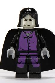Lego Figurer Harry Potter Snape mörklila 4751 Klassisk