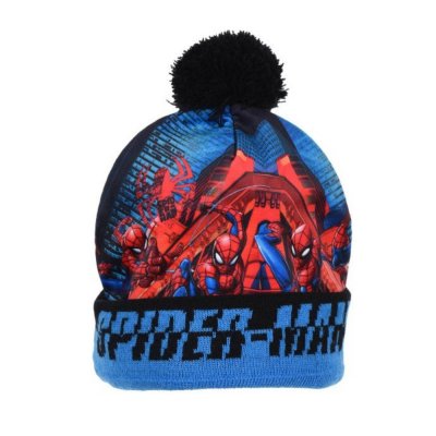 Spiderman Spider-man 4007 Mössa Hat Blå/Svart Stl 52/54 Välj