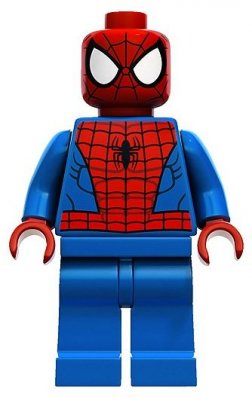 Lego Figurer Marvel Superheroes Spiderman Ljusblå BL1