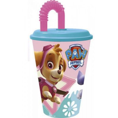 Leksaker Nickelodeon Paw Patrol SKYE Mugg med sugrör 430ml Turkos