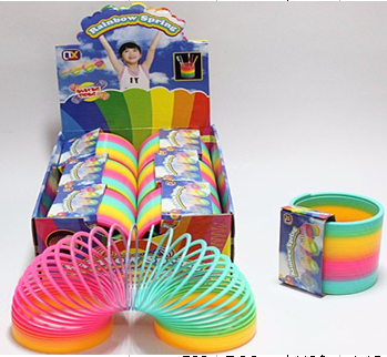 Suntoy Leksaker - Spiral Magic Spring Rainbow 10x10cm