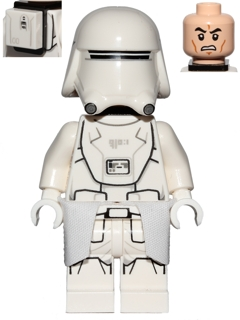 Lego Star Wars Figur First Order Snowtrooper BP med Hama BL3-5A