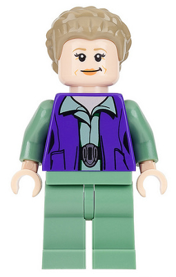 Lego Figurer Star Wars General Leia Green BL4