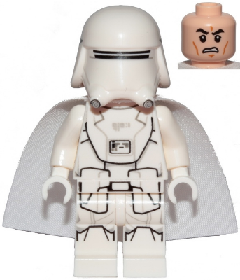 Lego Figurer Star Wars First Order Snowtrooper White Cape BL7