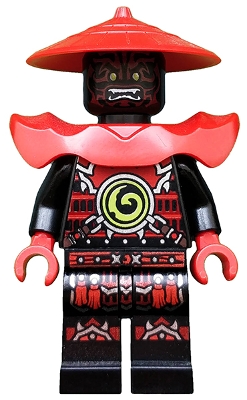 LEGO Ninjago Figur - Scout Swordsmen Red face LFN 10