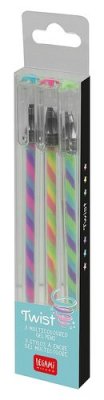 KIDEK Leksaker Pyssel GelPennor Twist Pen 3-Pack Twistade färger