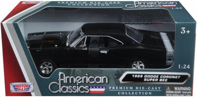 VN Bilar Cars metall USA 1:24 Old Timers 20cm Dodge Coronet svart