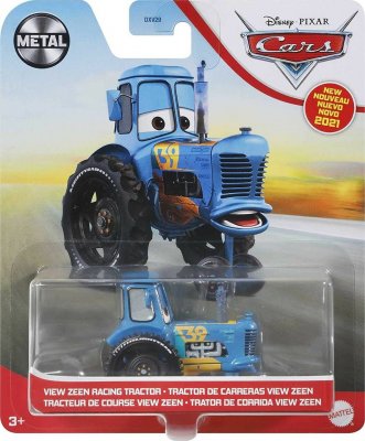 Disney Cars 3 Bilar Pixar ABG Mattel Metall View Zeen TRACTOR Blue FP