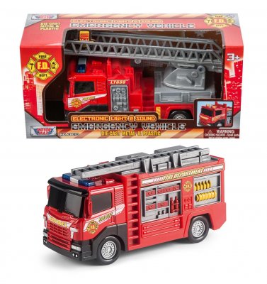 Vn Leksaker Bilar Cars Brandbil 40777 Firetruck Light & Sounds 19cm