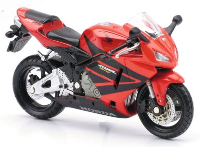 VN Leksaker Motorcykel Mc Honda Röd 1:18