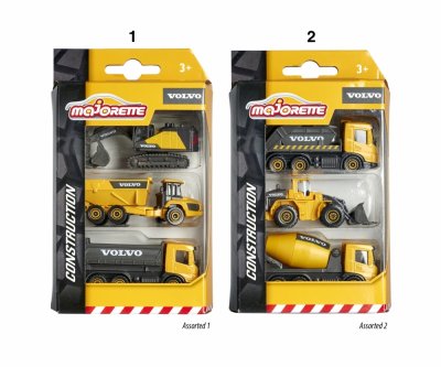 Simba Leksaker Majorette Cars Bilar VOLVO Construction 3-Pack rest 5